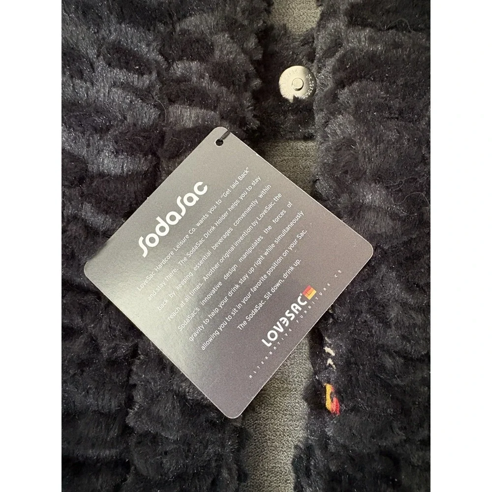 LoveSac Sodasac Pillow X 3 Black Crock‎ Phurry Rare